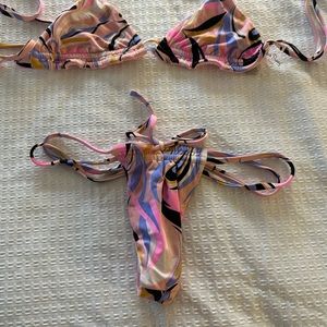 Beach Bunny Bikini- Pink Multi
